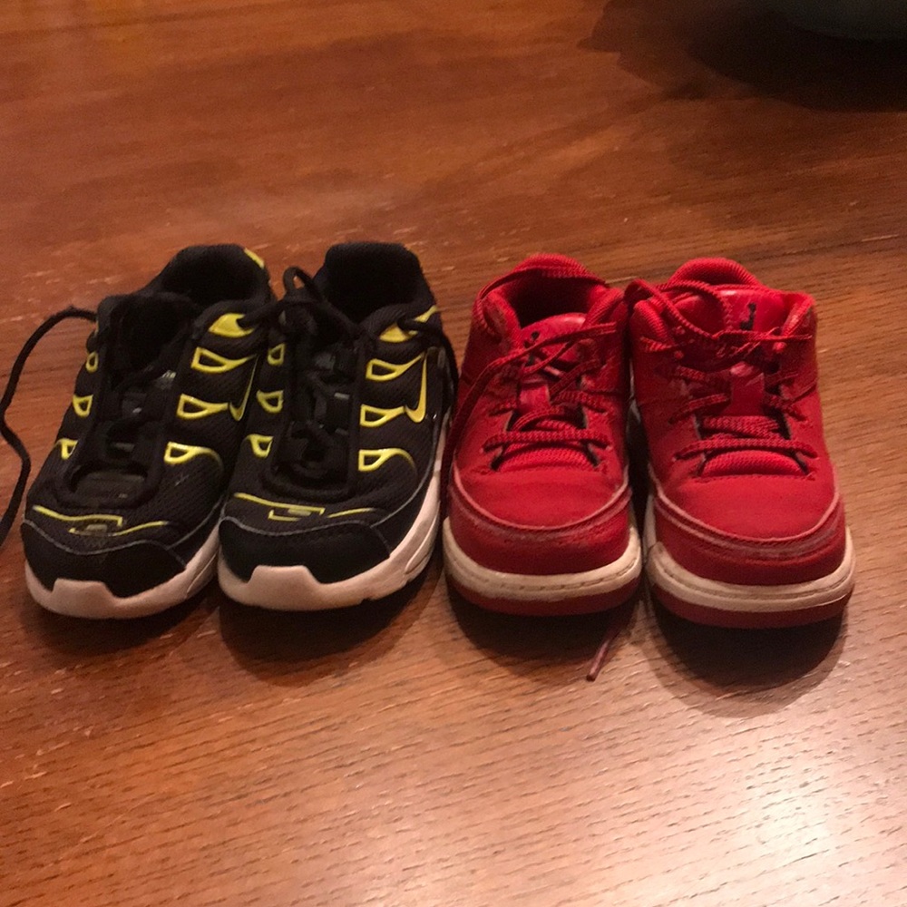 Nike Air Max Plus and Nike Air Jordan Flight